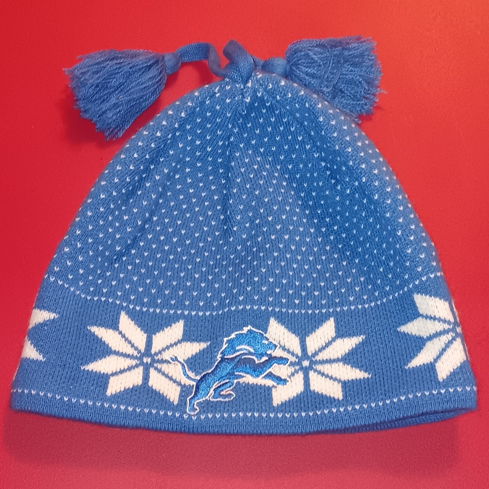 New Detroit Lions Winter Beanie Knit  Cap